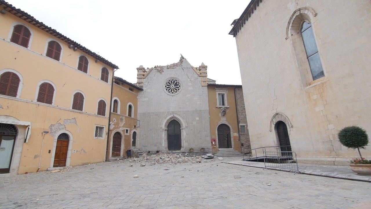Visso after the earthquake