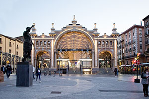 El mercado central de Zaragoza