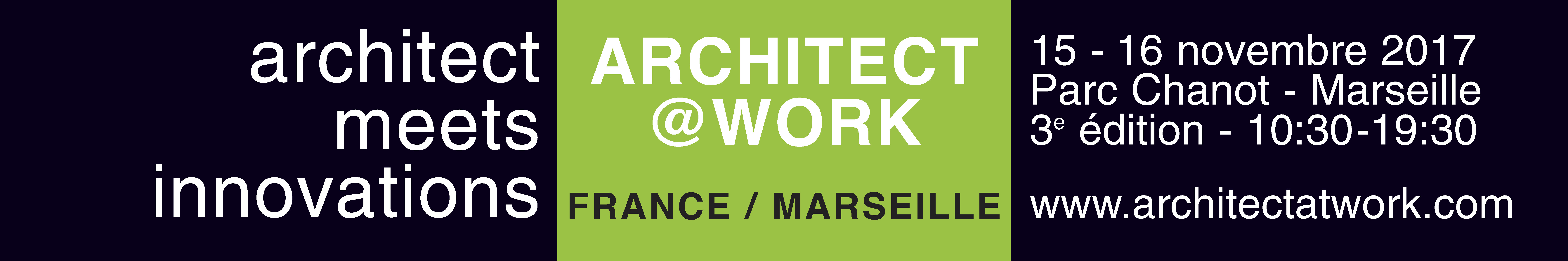 Architect@Work Marseille 2017