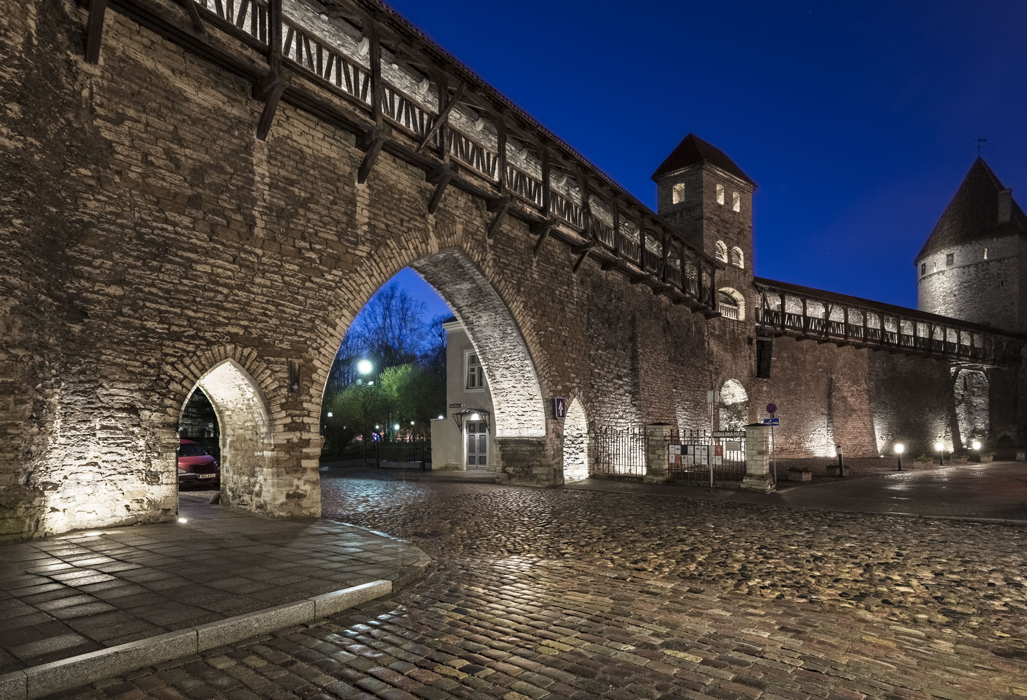 The Whispering lights of Old Town Tallinn.